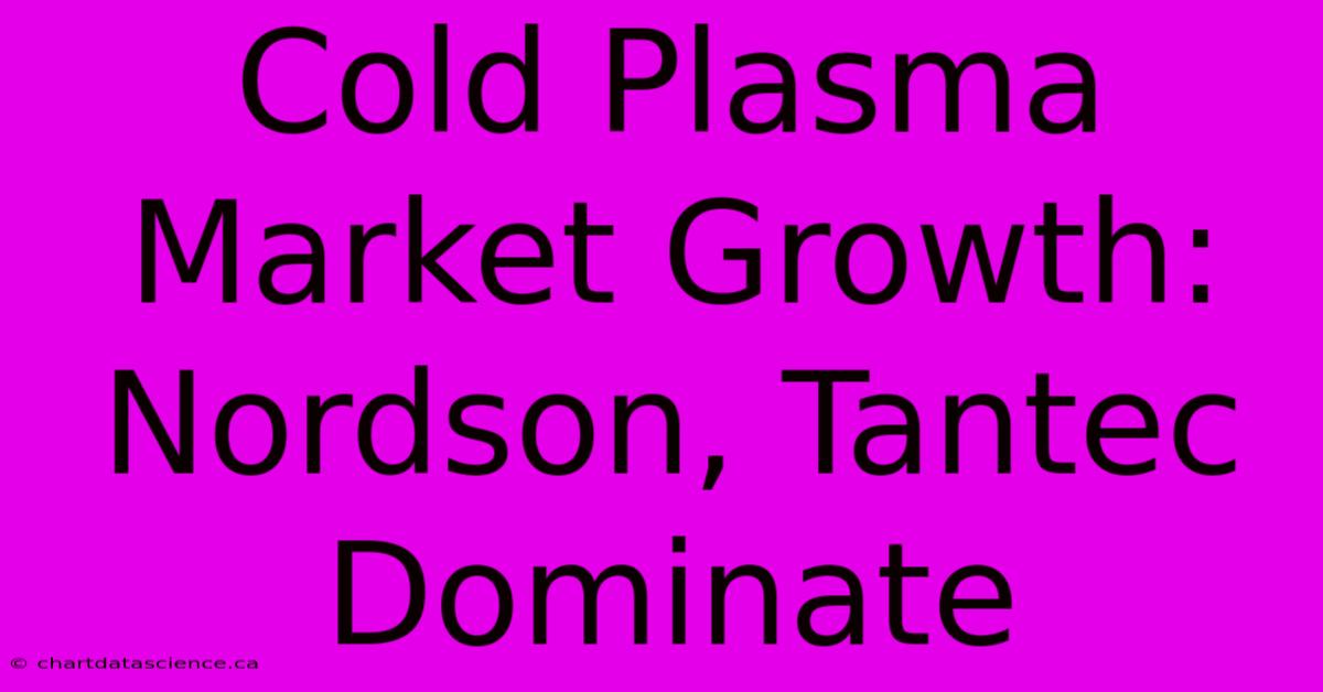 Cold Plasma Market Growth: Nordson, Tantec Dominate