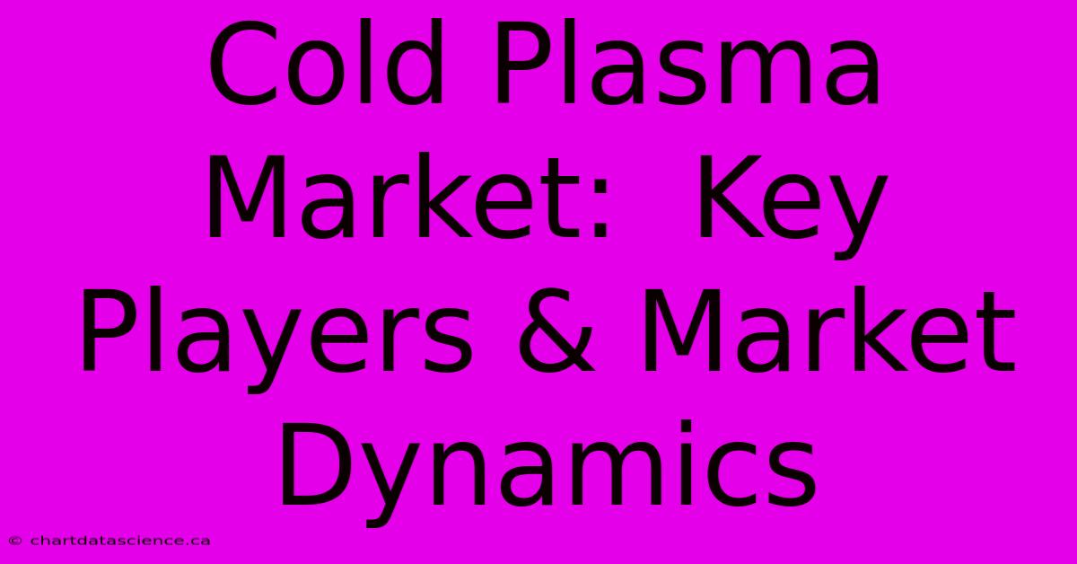 Cold Plasma Market:  Key Players & Market Dynamics