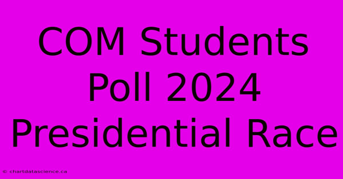 COM Students Poll 2024 Presidential Race