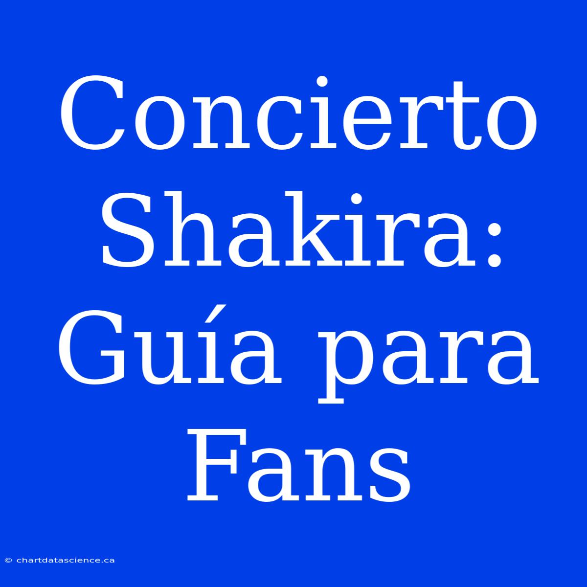 Concierto Shakira: Guía Para Fans