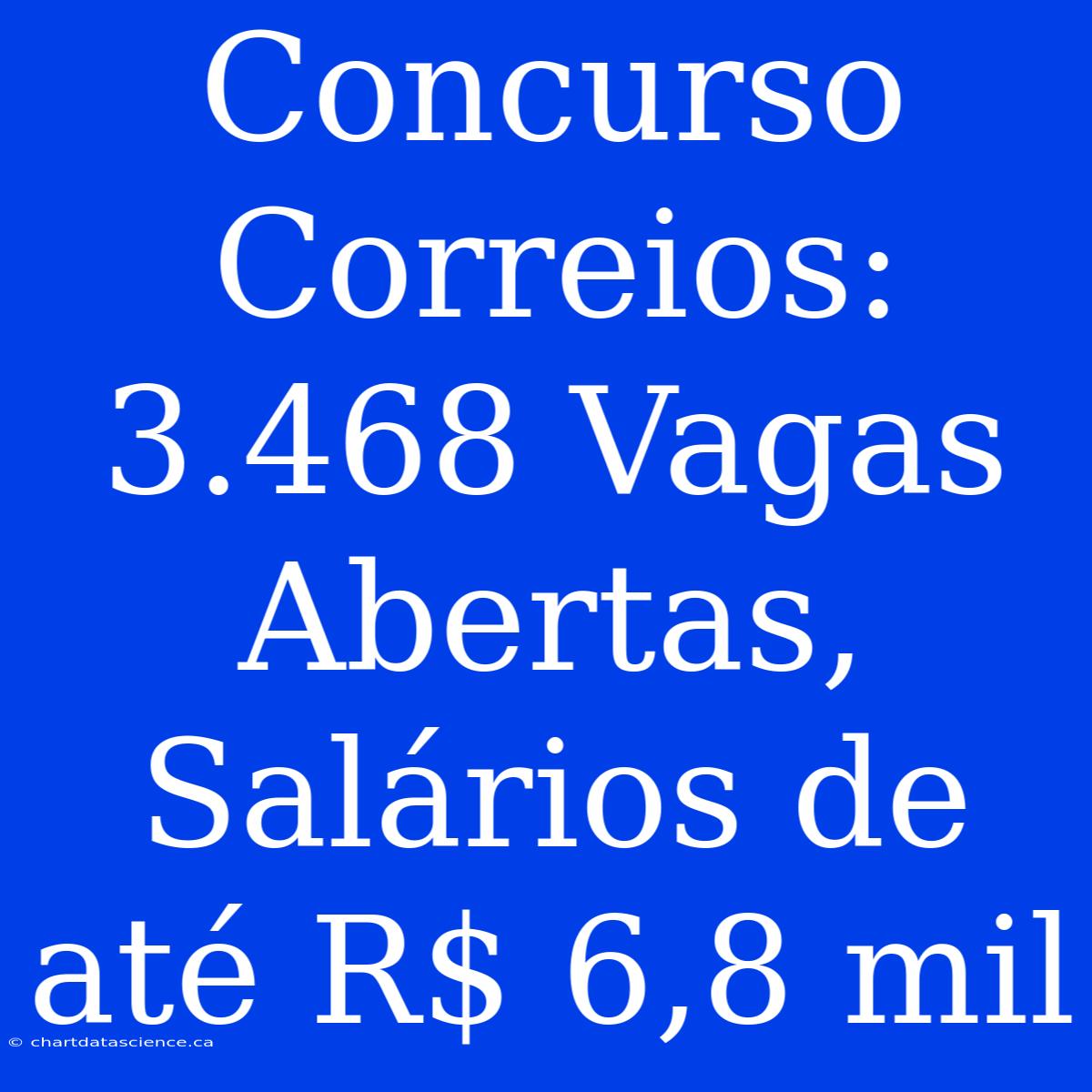 Concurso Correios: 3.468 Vagas Abertas, Salários De Até R$ 6,8 Mil