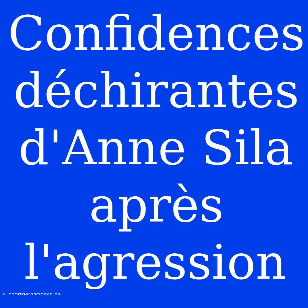 Confidences Déchirantes D'Anne Sila Après L'agression