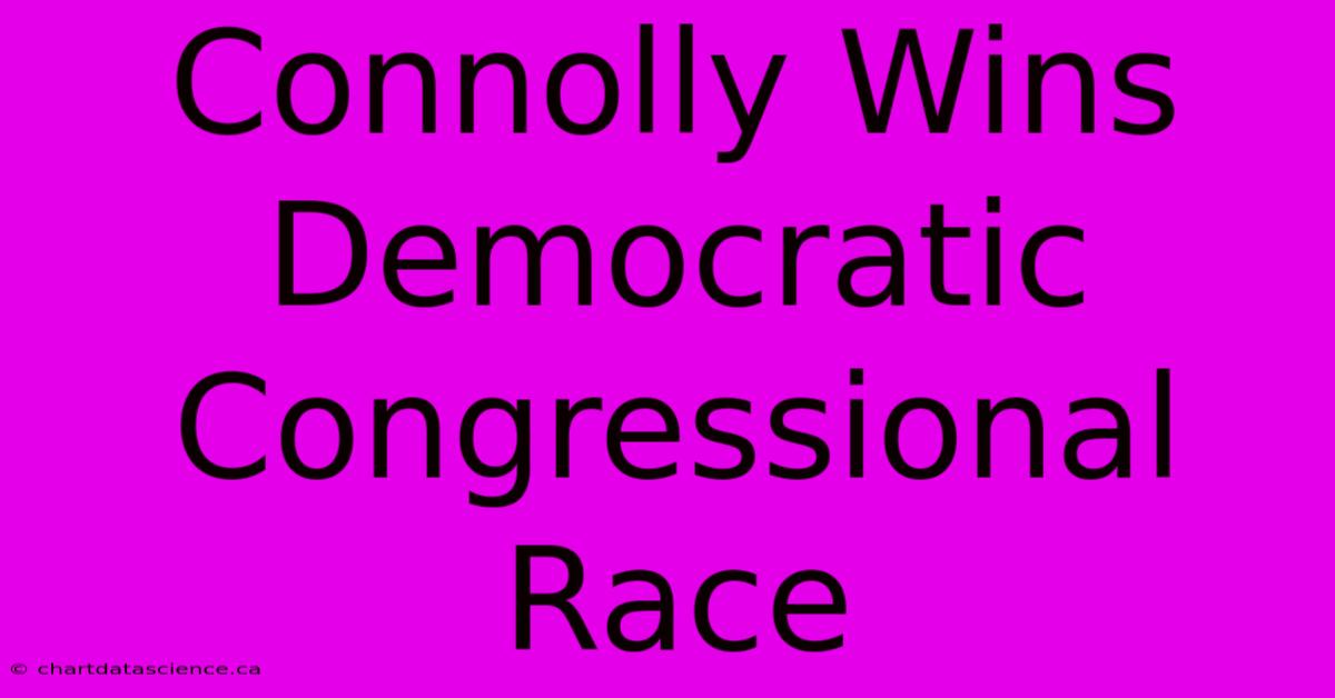 Connolly Wins Democratic Congressional Race