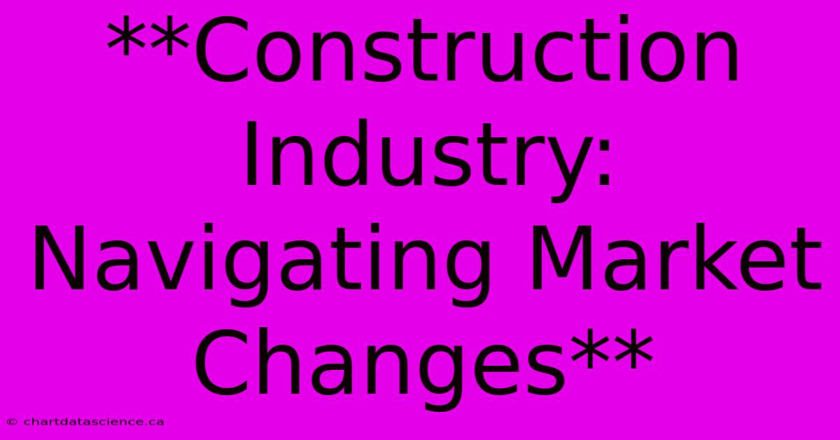 **Construction Industry:  Navigating Market Changes** 