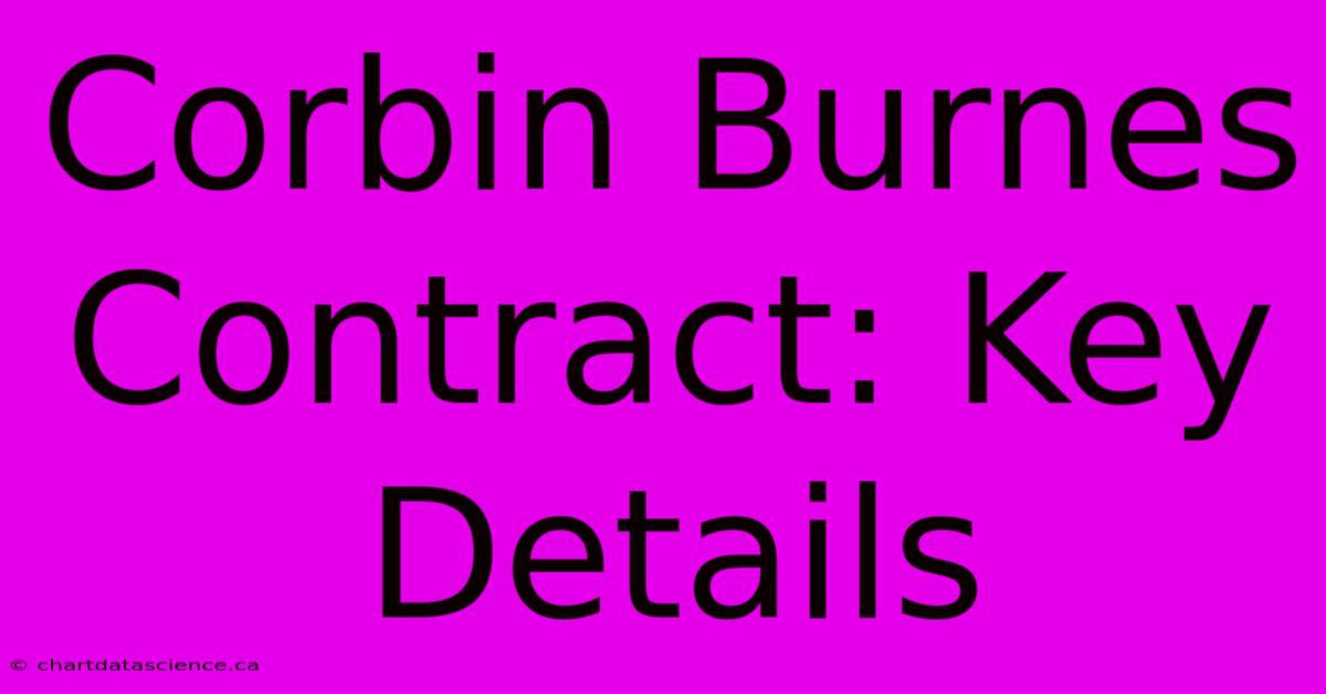 Corbin Burnes Contract: Key Details