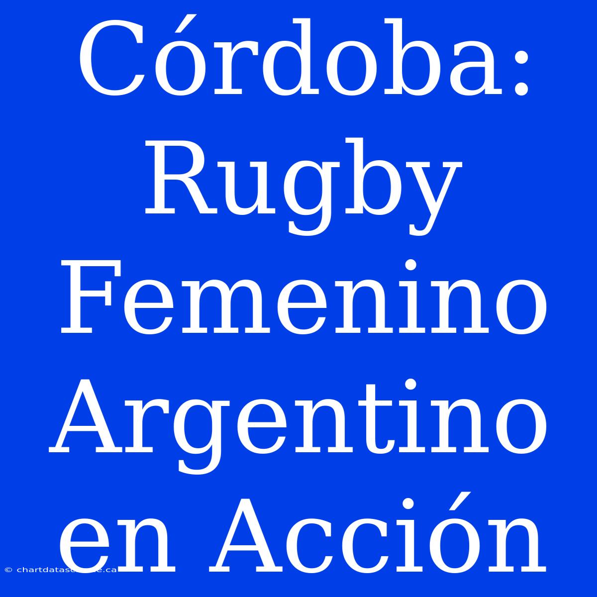 Córdoba: Rugby Femenino Argentino En Acción