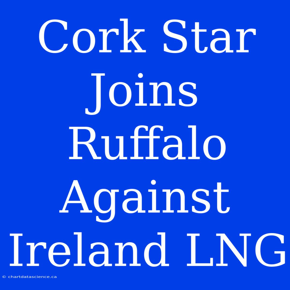 Cork Star Joins Ruffalo Against Ireland LNG