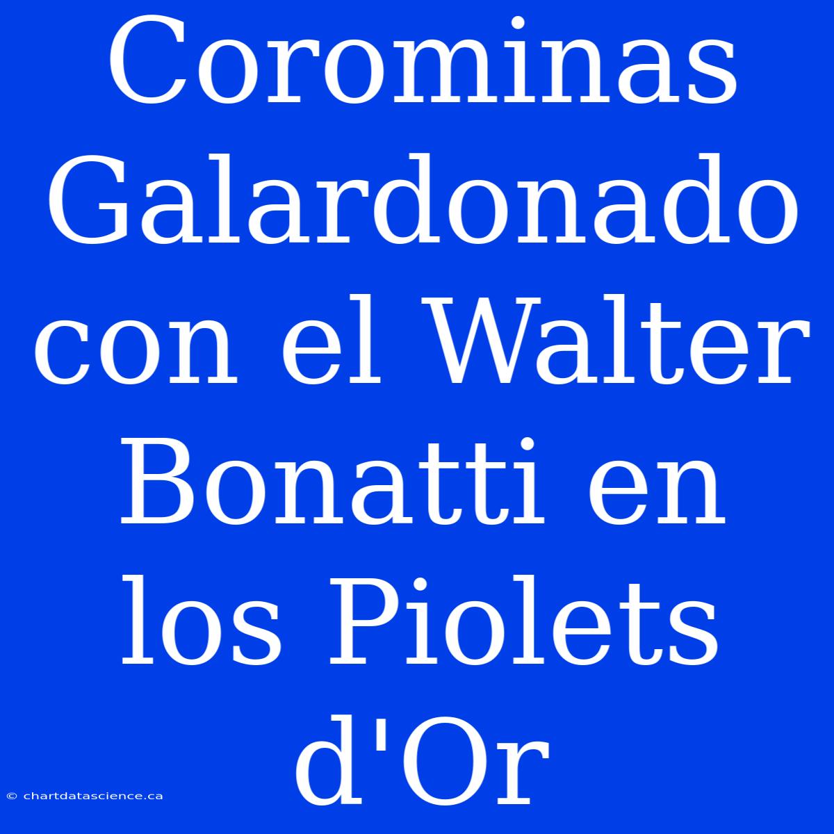 Corominas Galardonado Con El Walter Bonatti En Los Piolets D'Or