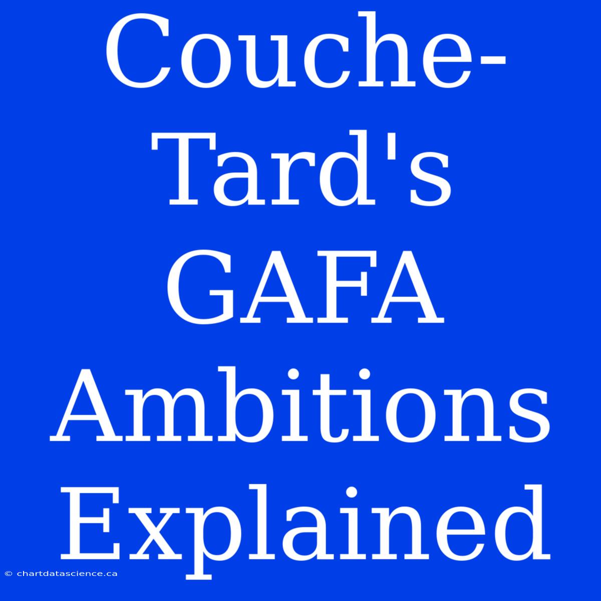 Couche-Tard's GAFA Ambitions Explained