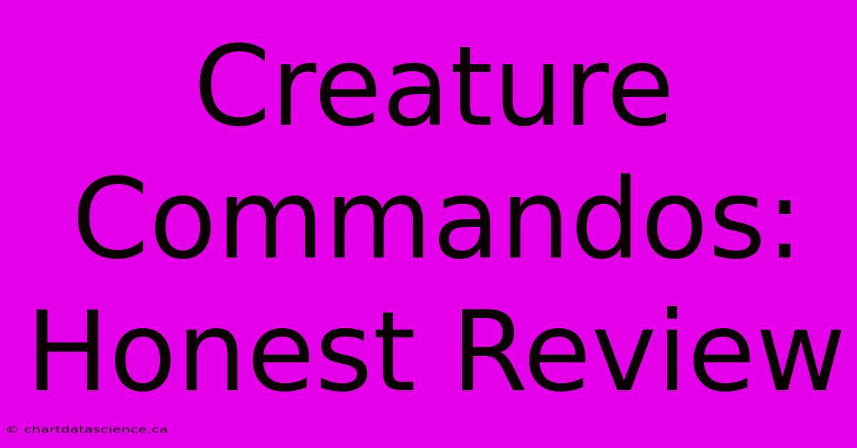 Creature Commandos: Honest Review