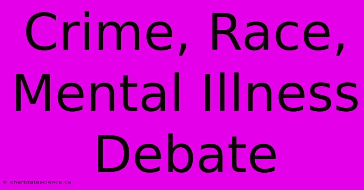 Crime, Race, Mental Illness Debate