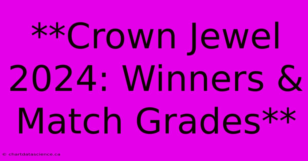 **Crown Jewel 2024: Winners & Match Grades** 