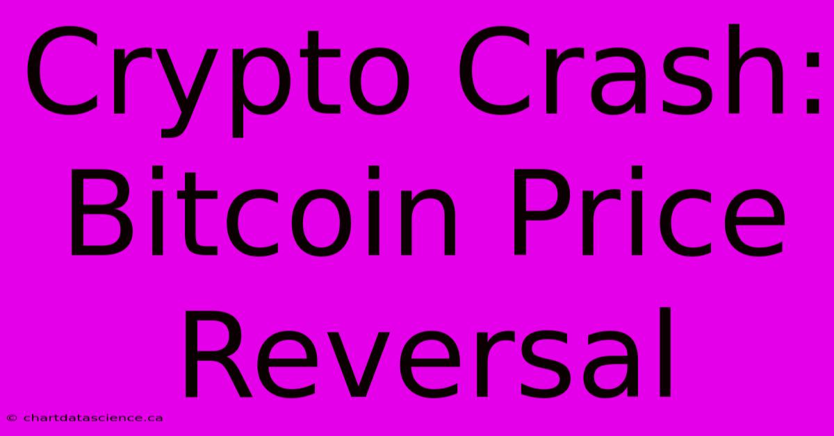 Crypto Crash: Bitcoin Price Reversal