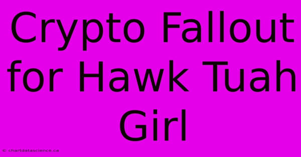 Crypto Fallout For Hawk Tuah Girl