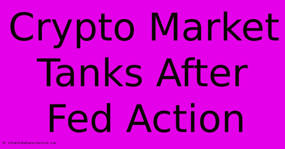 Crypto Market Tanks After Fed Action