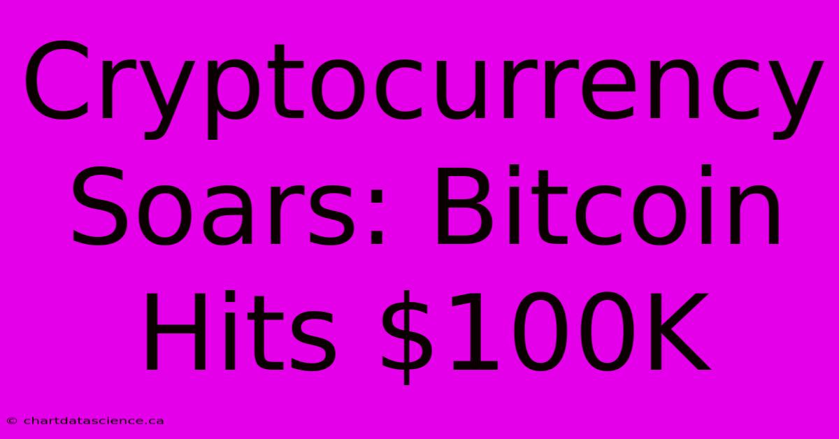 Cryptocurrency Soars: Bitcoin Hits $100K