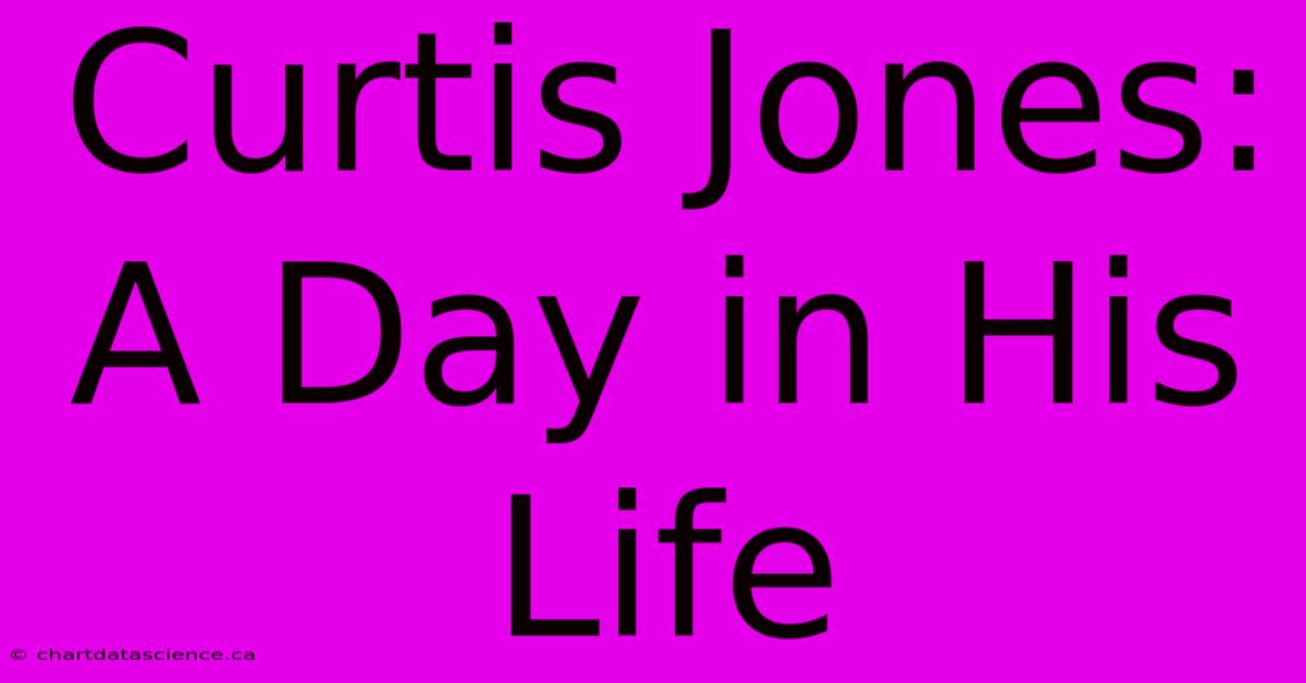 Curtis Jones: A Day In His Life