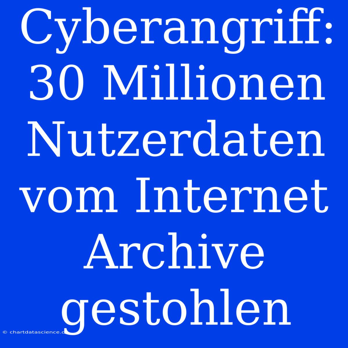 Cyberangriff: 30 Millionen Nutzerdaten Vom Internet Archive Gestohlen