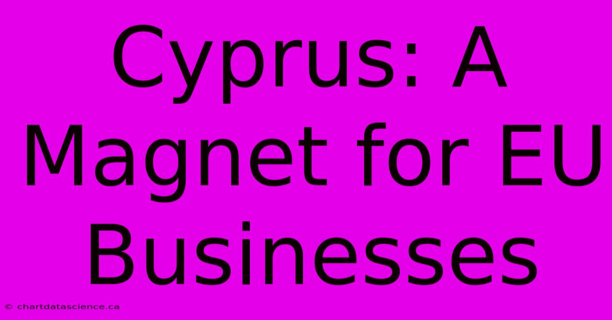 Cyprus: A Magnet For EU Businesses