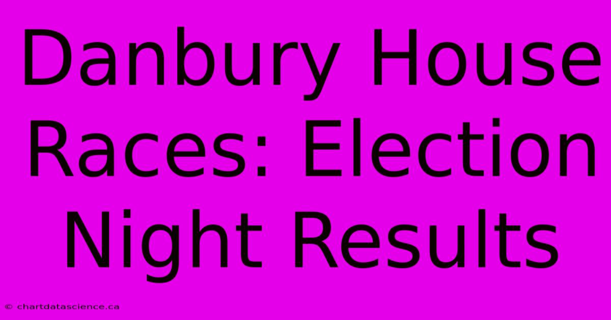 Danbury House Races: Election Night Results