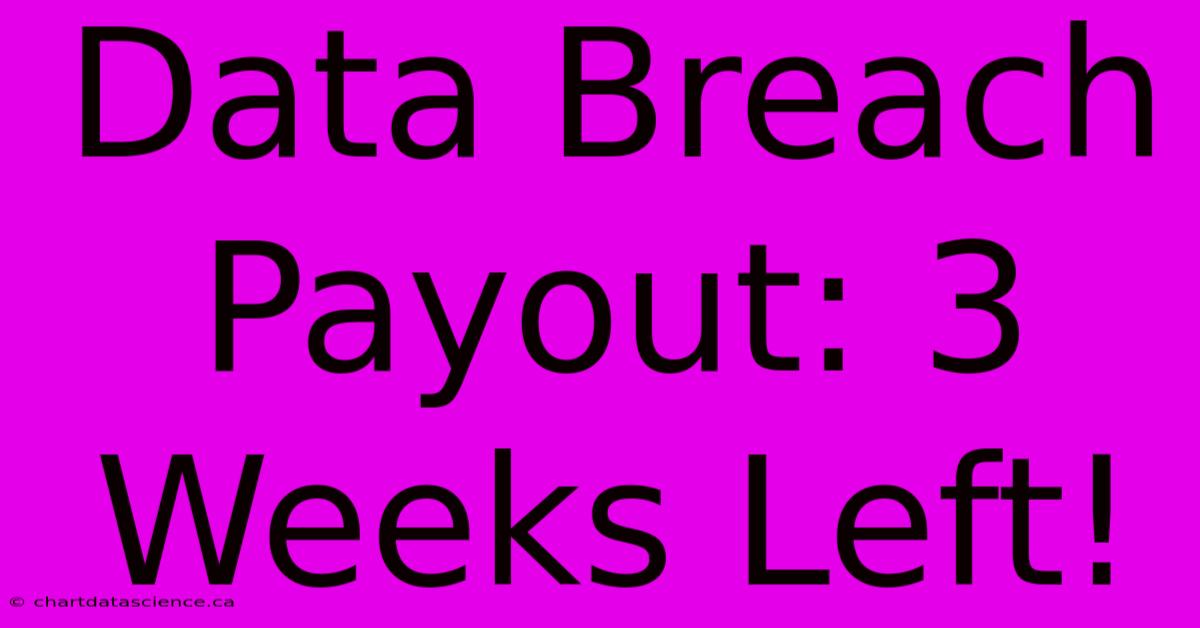 Data Breach Payout: 3 Weeks Left!