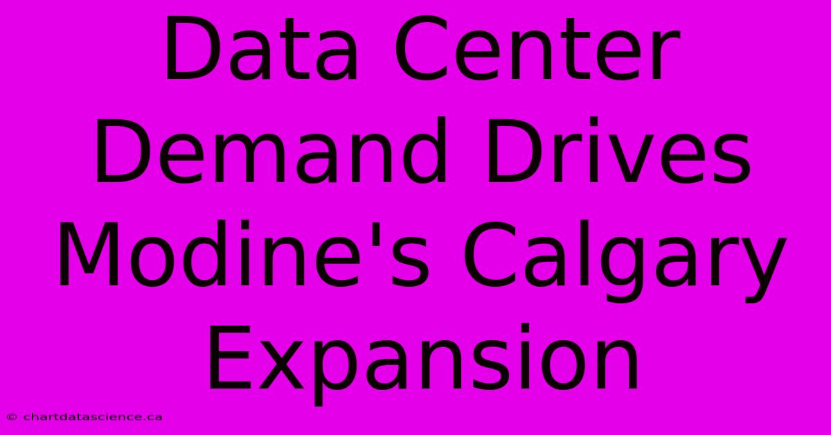 Data Center Demand Drives Modine's Calgary Expansion 