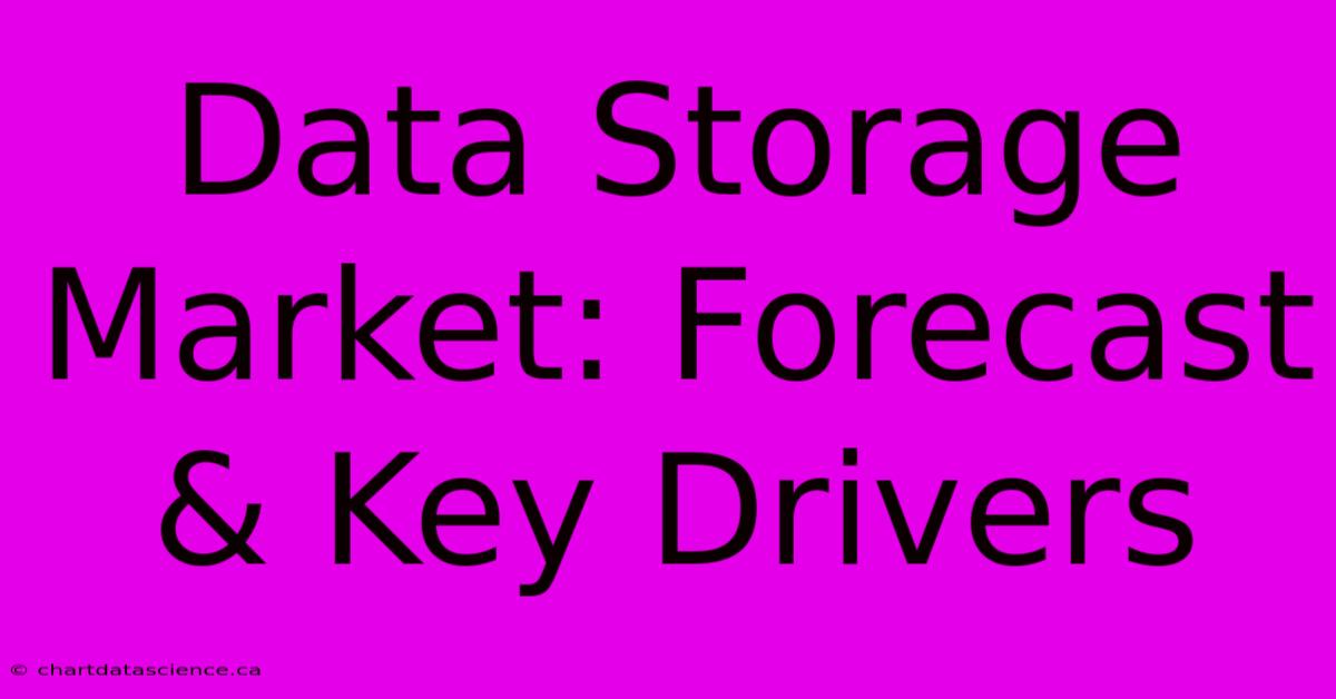 Data Storage Market: Forecast & Key Drivers