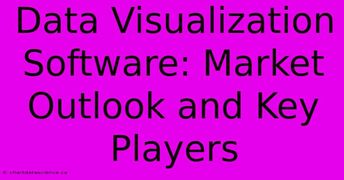 Data Visualization Software: Market Outlook And Key Players 