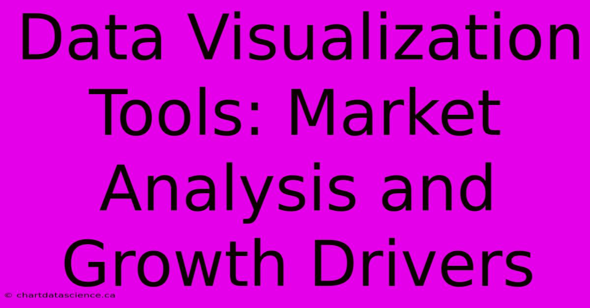 Data Visualization Tools: Market Analysis And Growth Drivers