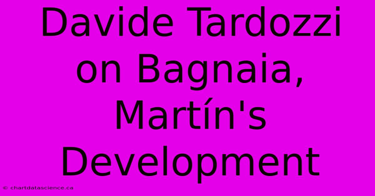 Davide Tardozzi On Bagnaia, Martín's Development