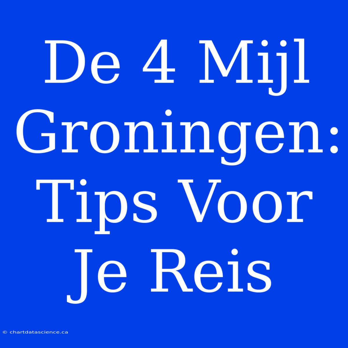 De 4 Mijl Groningen: Tips Voor Je Reis