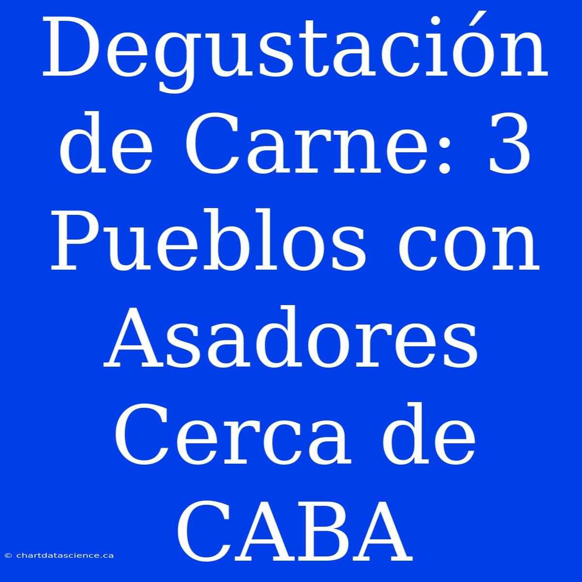 Degustación De Carne: 3 Pueblos Con Asadores Cerca De CABA