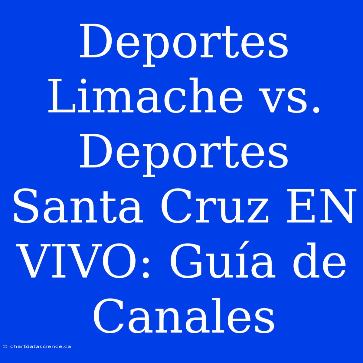 Deportes Limache Vs. Deportes Santa Cruz EN VIVO: Guía De Canales