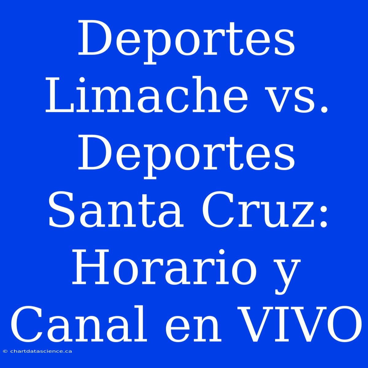 Deportes Limache Vs. Deportes Santa Cruz: Horario Y Canal En VIVO