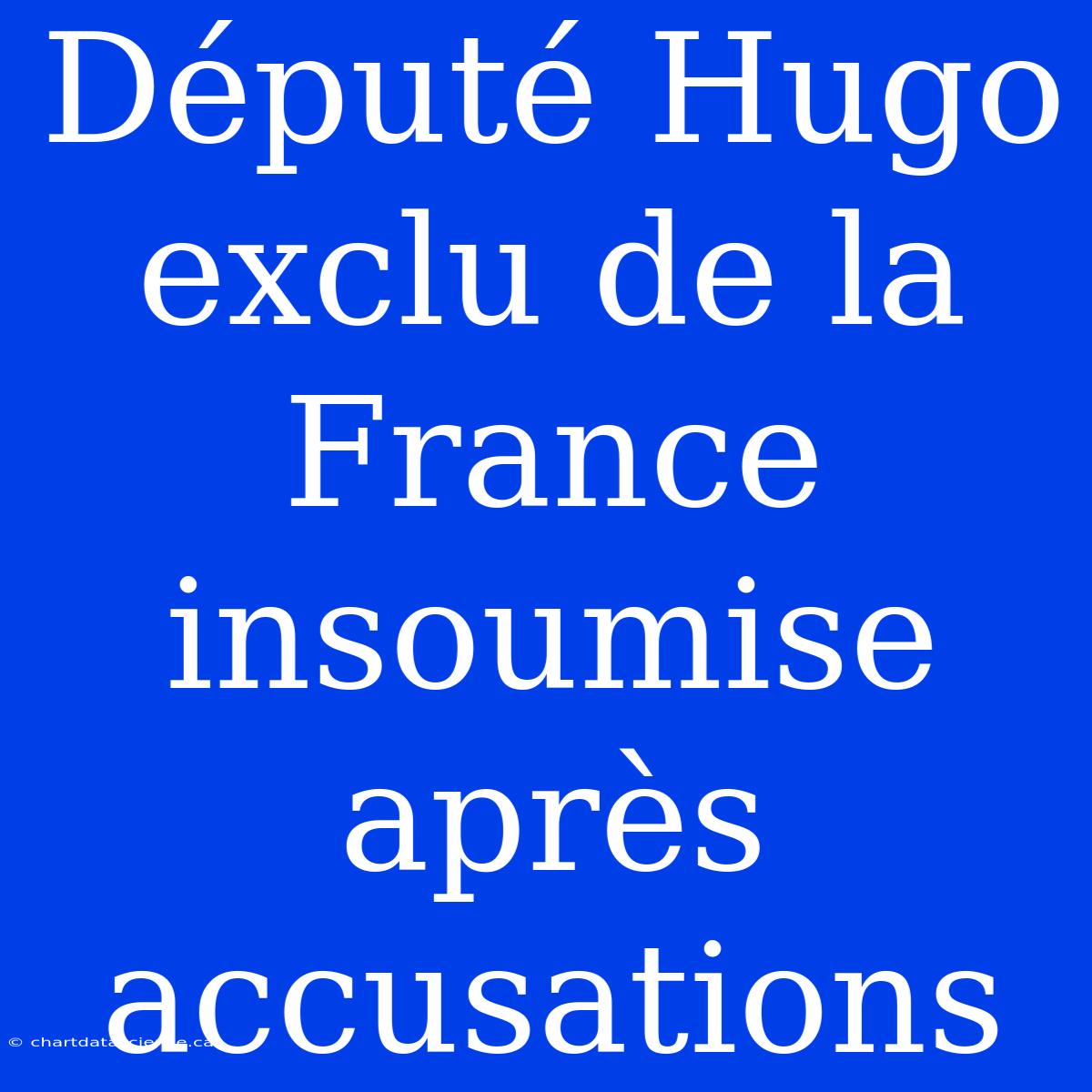 Député Hugo Exclu De La France Insoumise Après Accusations