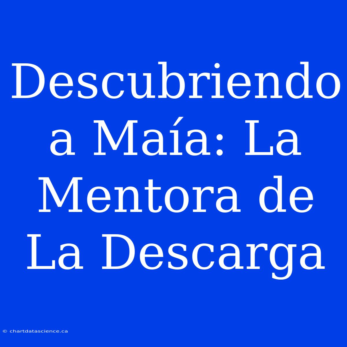 Descubriendo A Maía: La Mentora De La Descarga