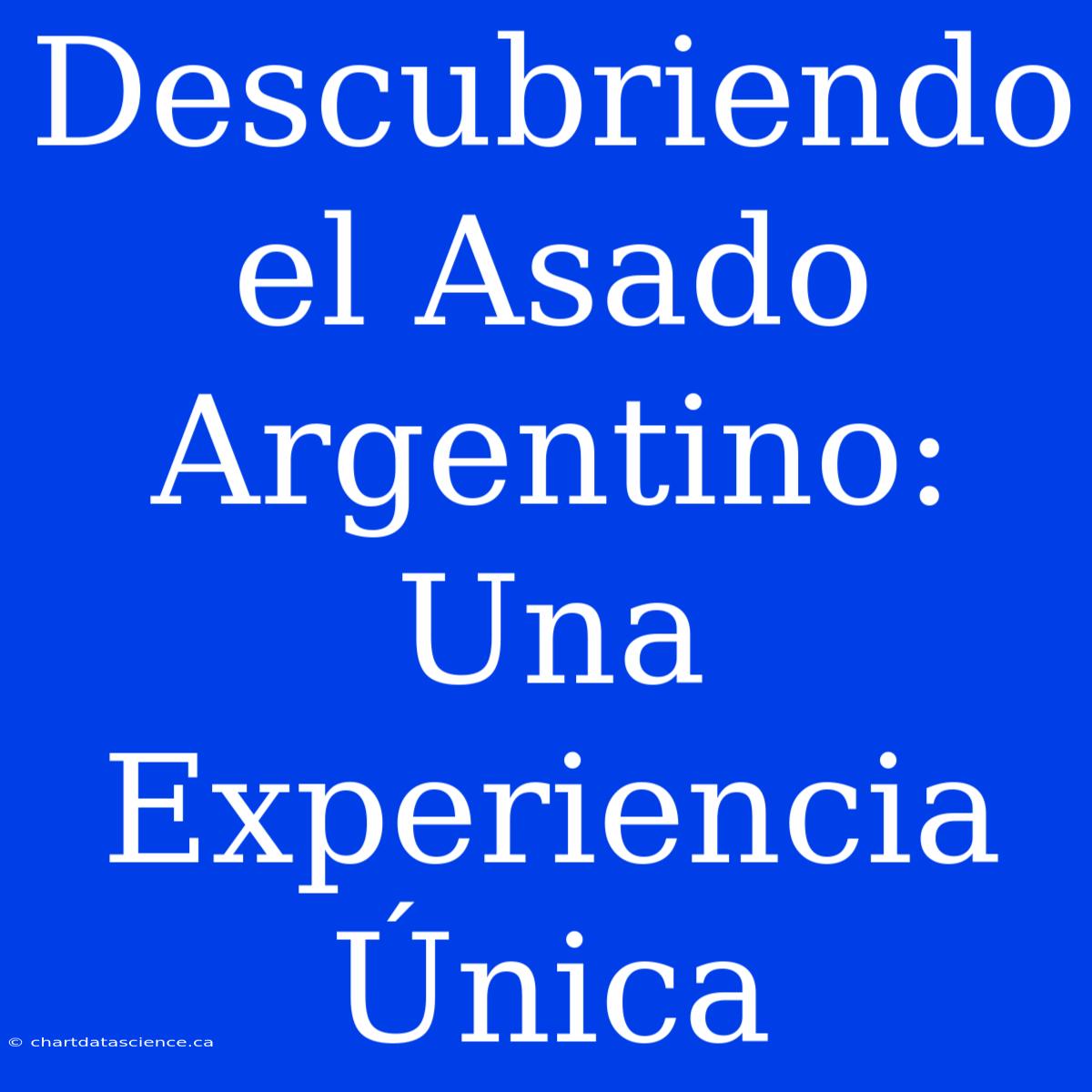 Descubriendo El Asado Argentino: Una Experiencia Única