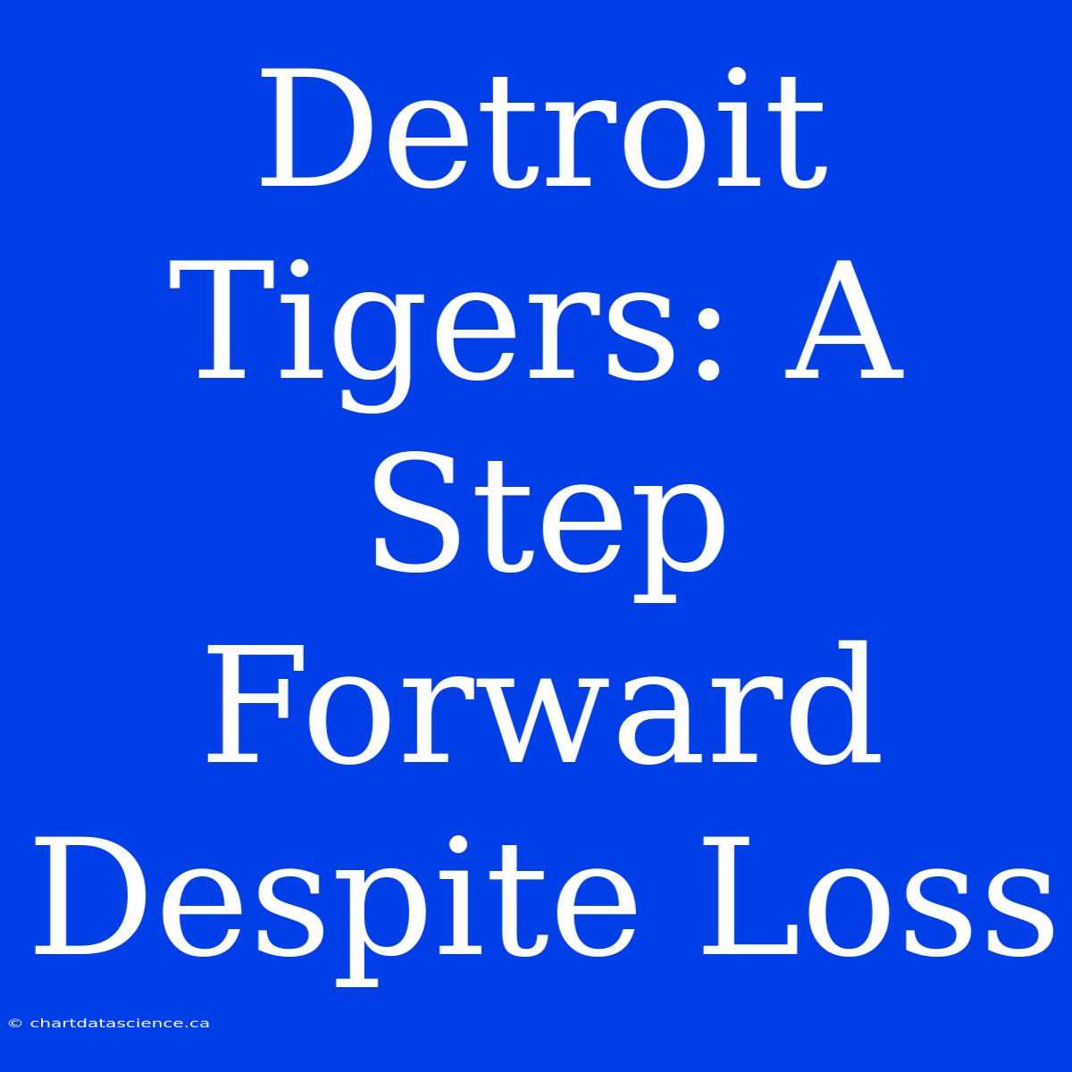 Detroit Tigers: A Step Forward Despite Loss