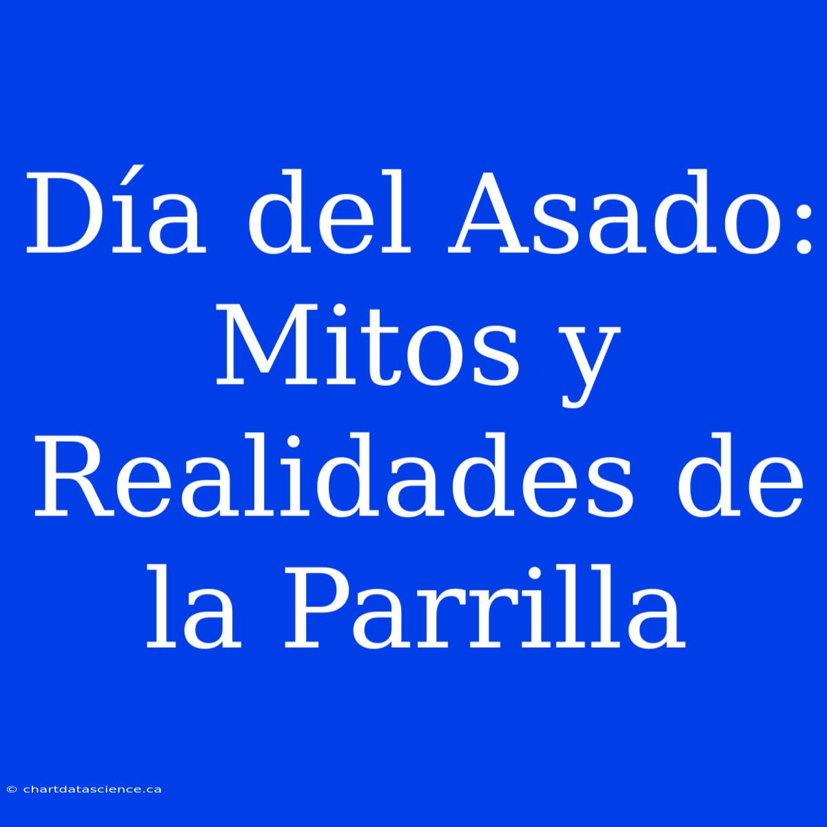 Día Del Asado: Mitos Y Realidades De La Parrilla