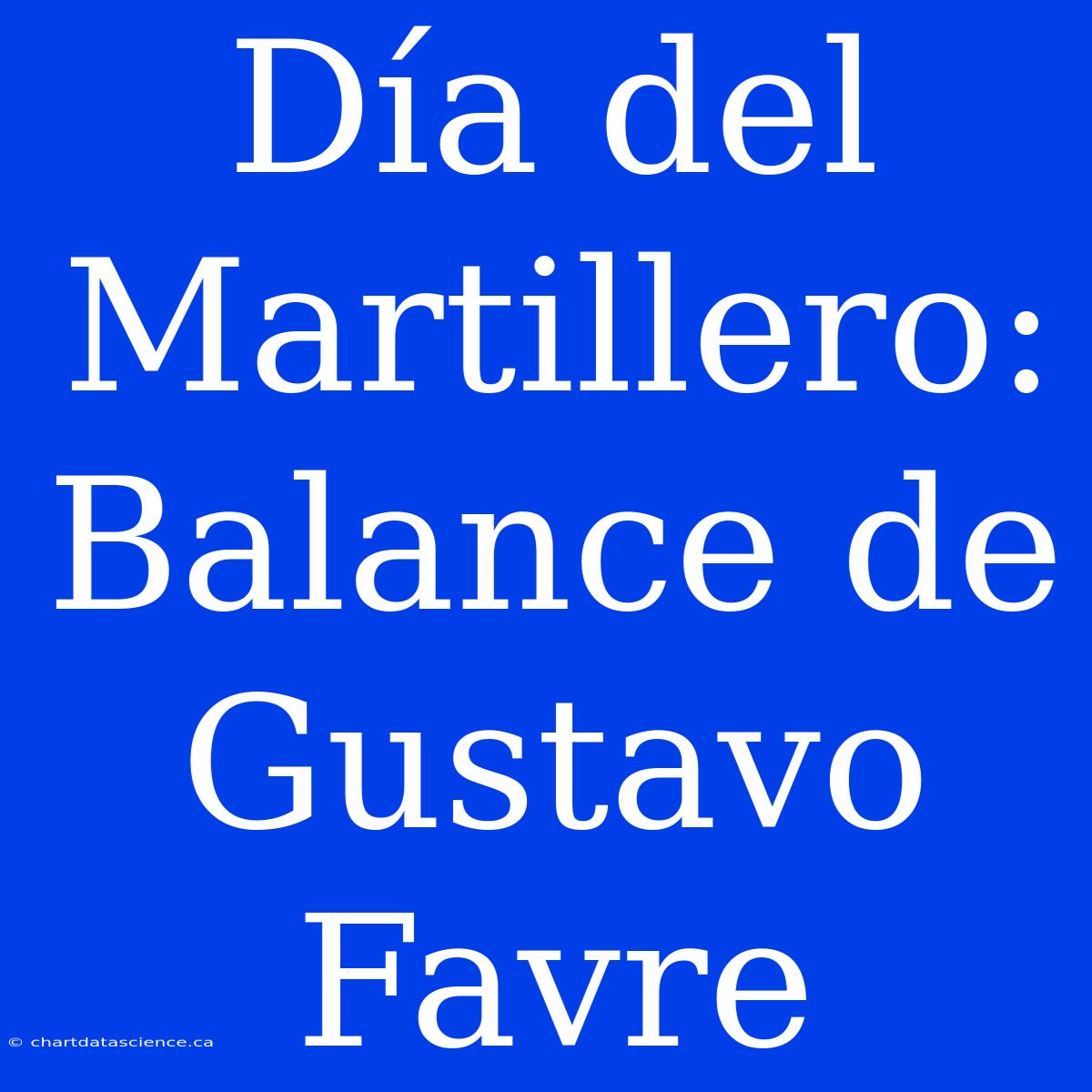 Día Del Martillero: Balance De Gustavo Favre