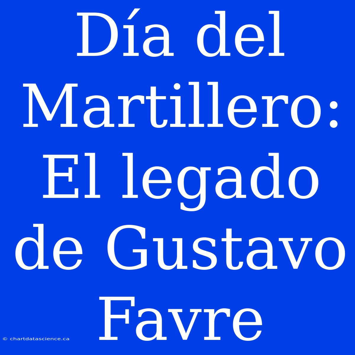 Día Del Martillero: El Legado De Gustavo Favre