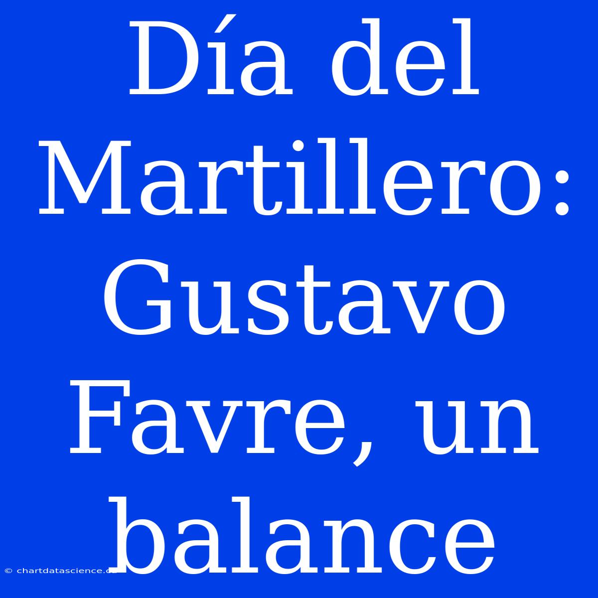 Día Del Martillero: Gustavo Favre, Un Balance