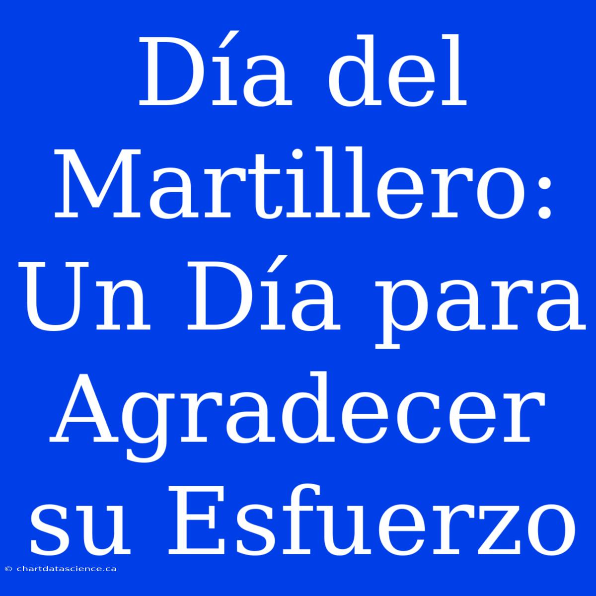 Día Del Martillero: Un Día Para Agradecer Su Esfuerzo