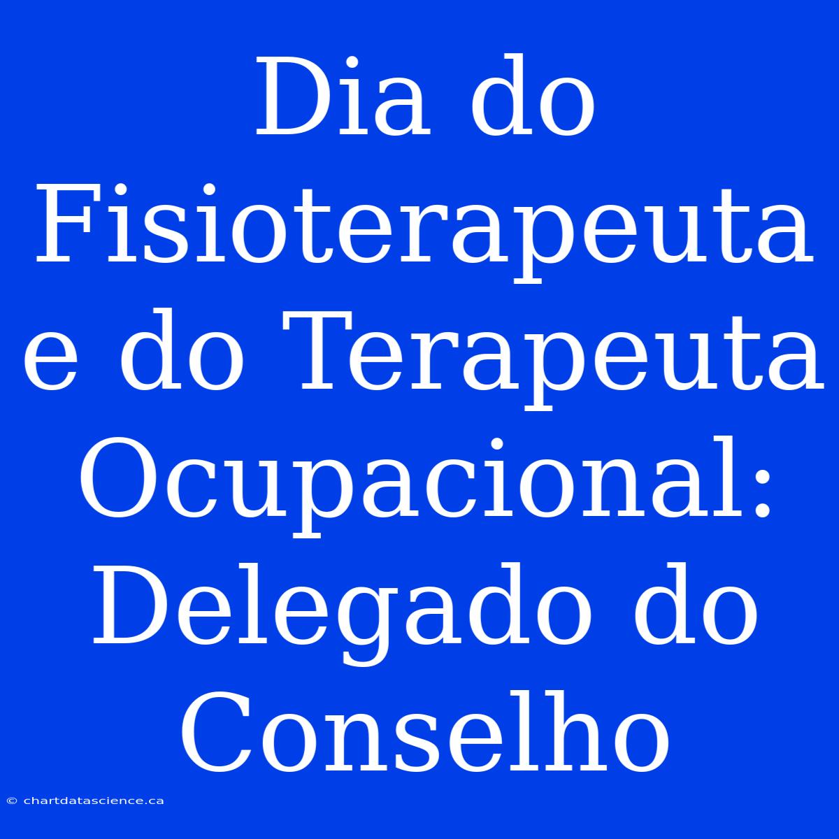 Dia Do Fisioterapeuta E Do Terapeuta Ocupacional: Delegado Do Conselho