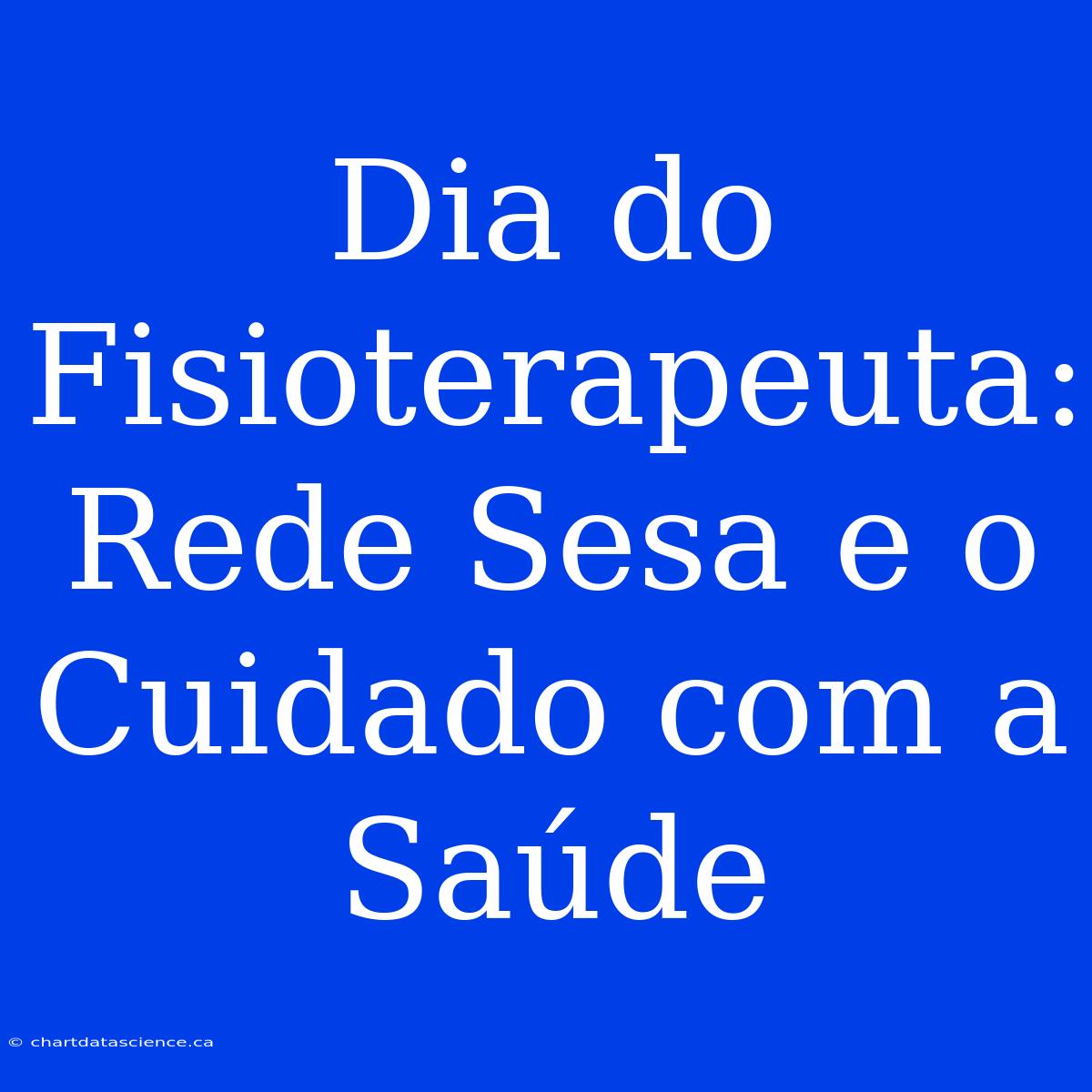 Dia Do Fisioterapeuta: Rede Sesa E O Cuidado Com A Saúde