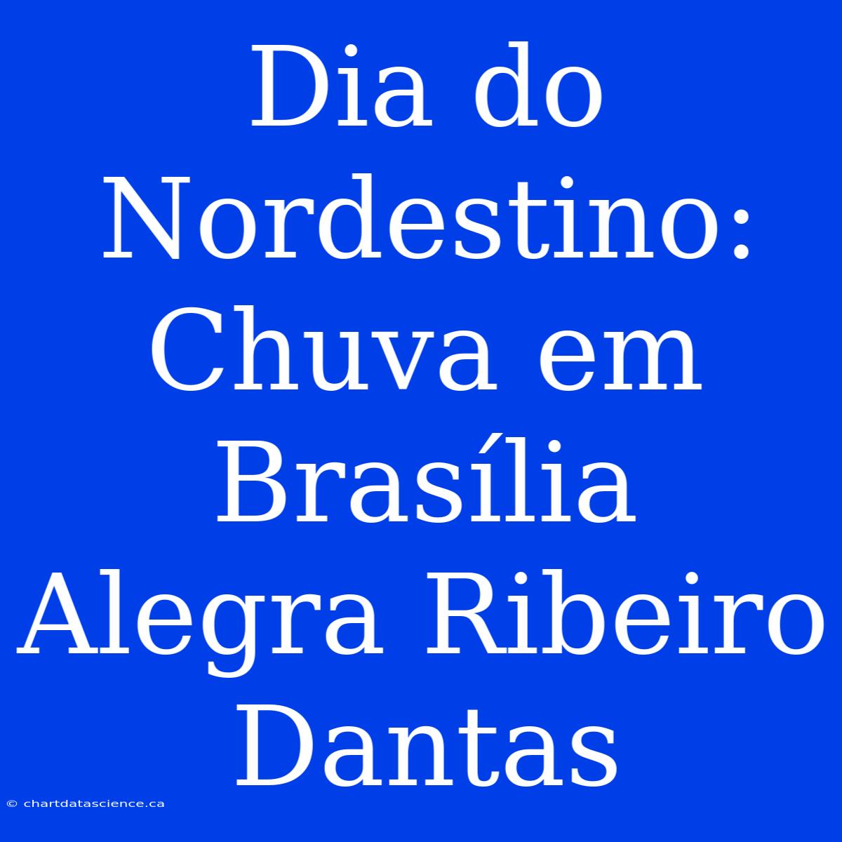 Dia Do Nordestino: Chuva Em Brasília Alegra Ribeiro Dantas