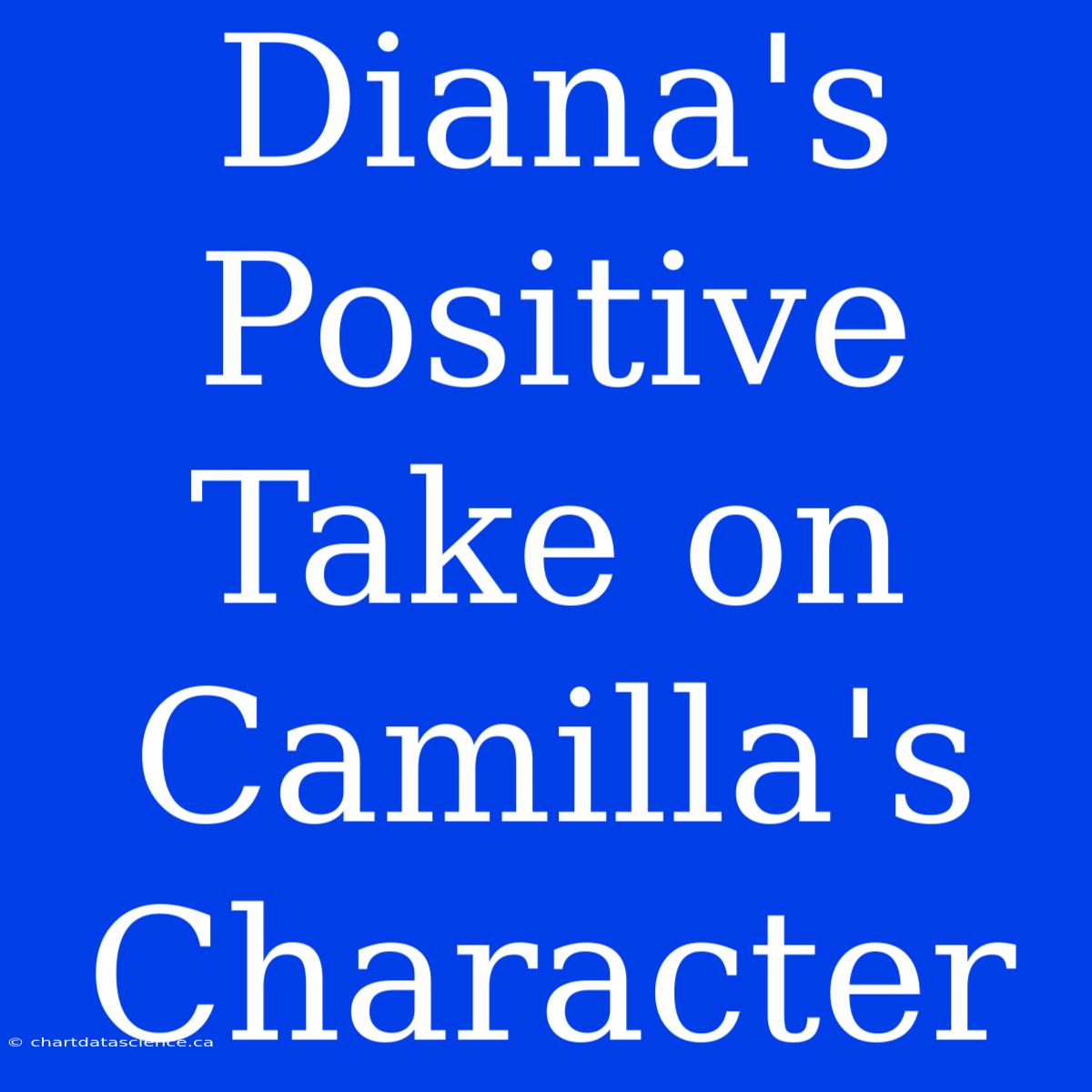 Diana's Positive Take On Camilla's Character