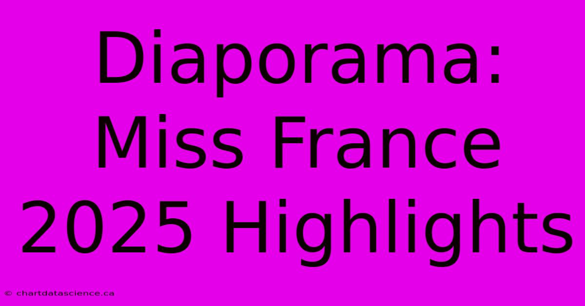 Diaporama: Miss France 2025 Highlights