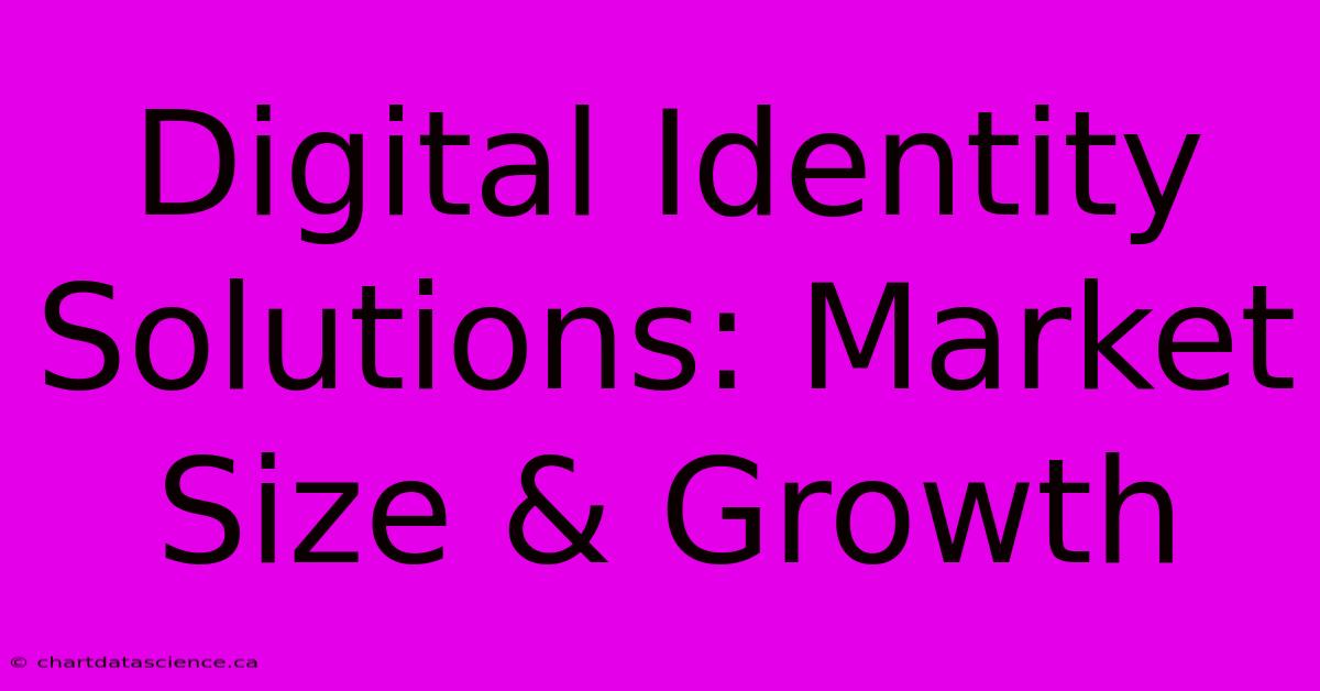 Digital Identity Solutions: Market Size & Growth