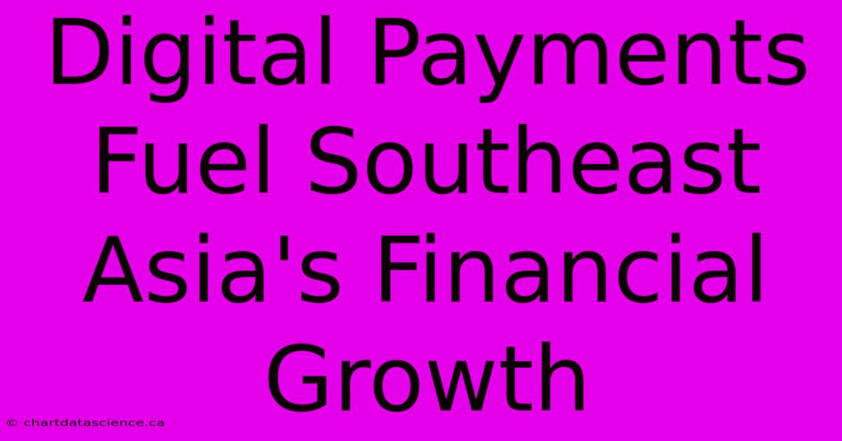 Digital Payments Fuel Southeast Asia's Financial Growth